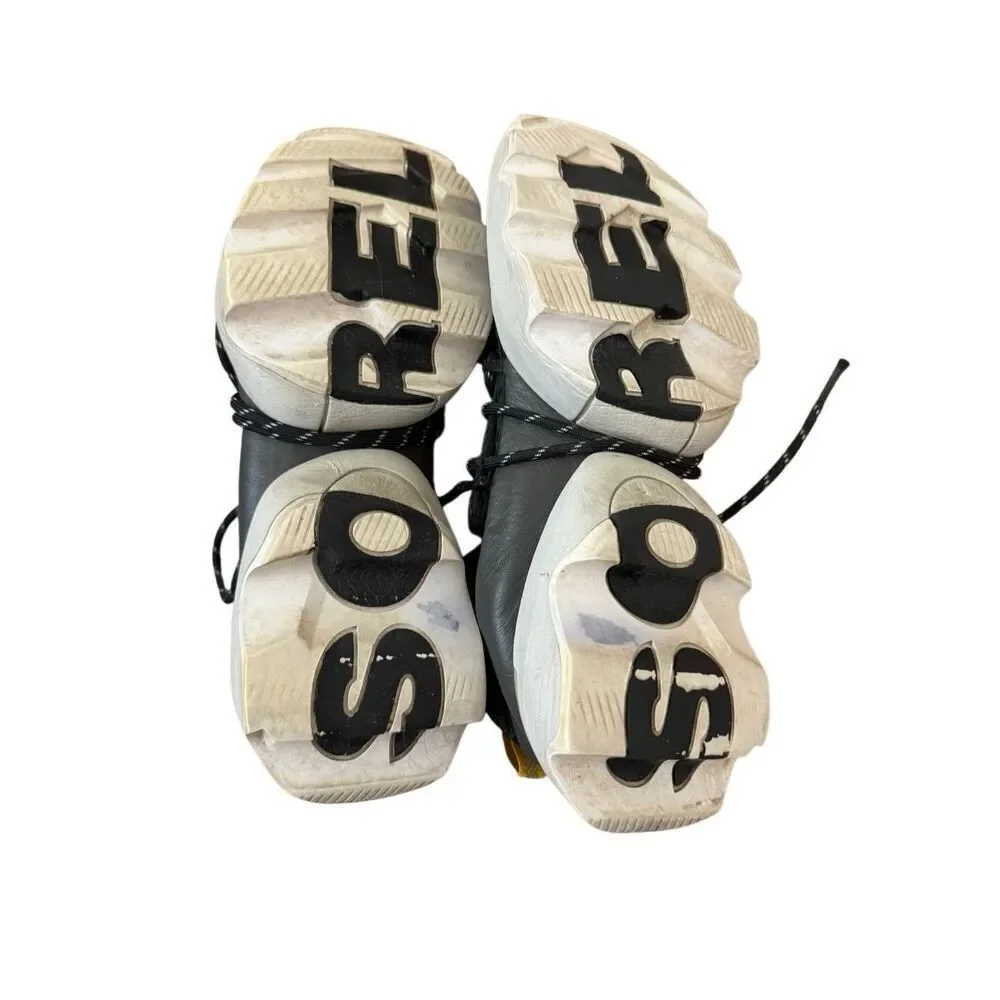 Sorel Kinetic Impact Lace Sneaker Black & White Women’s Size 8